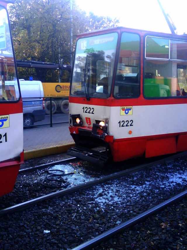 Zderzenie sk�adu 1222+1223 z 1322+1321