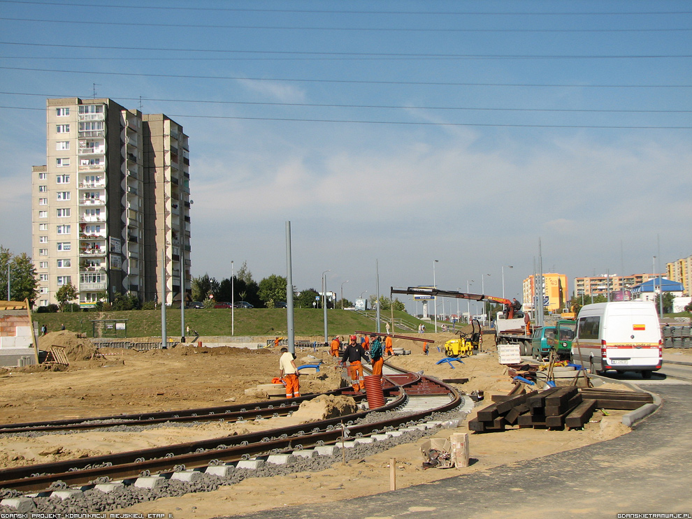 Budowa trasy tramwajowej
